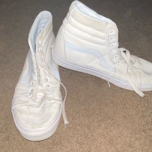 White high top vans